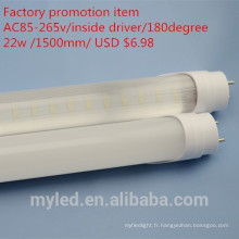 Prix ​​de promotion de l&#39;usine $ 6.98 lumière chaude et chaude au tube LED légère T8 read tube sex 2014